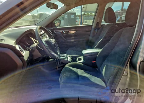 2015 Nissan Rogue S из США, поврежденный, VIN KNMAT2MT8FP551644